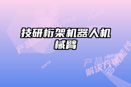 技研桁架機(jī)器人機(jī)械臂
